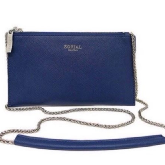 Sorial Handbags - Sorial New York Navy Mini Crossbody Purse